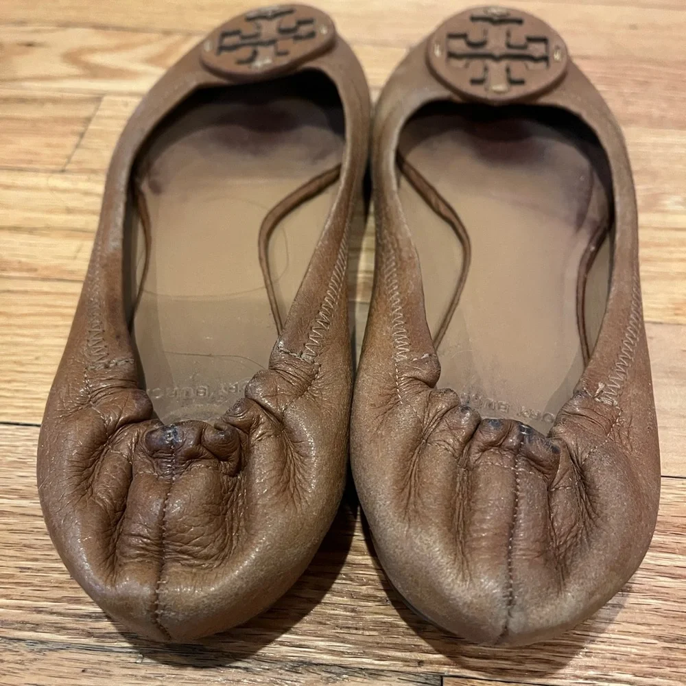 Tory Burch Ballet Flats - Tan - Size 9 - Picture 6 of 8